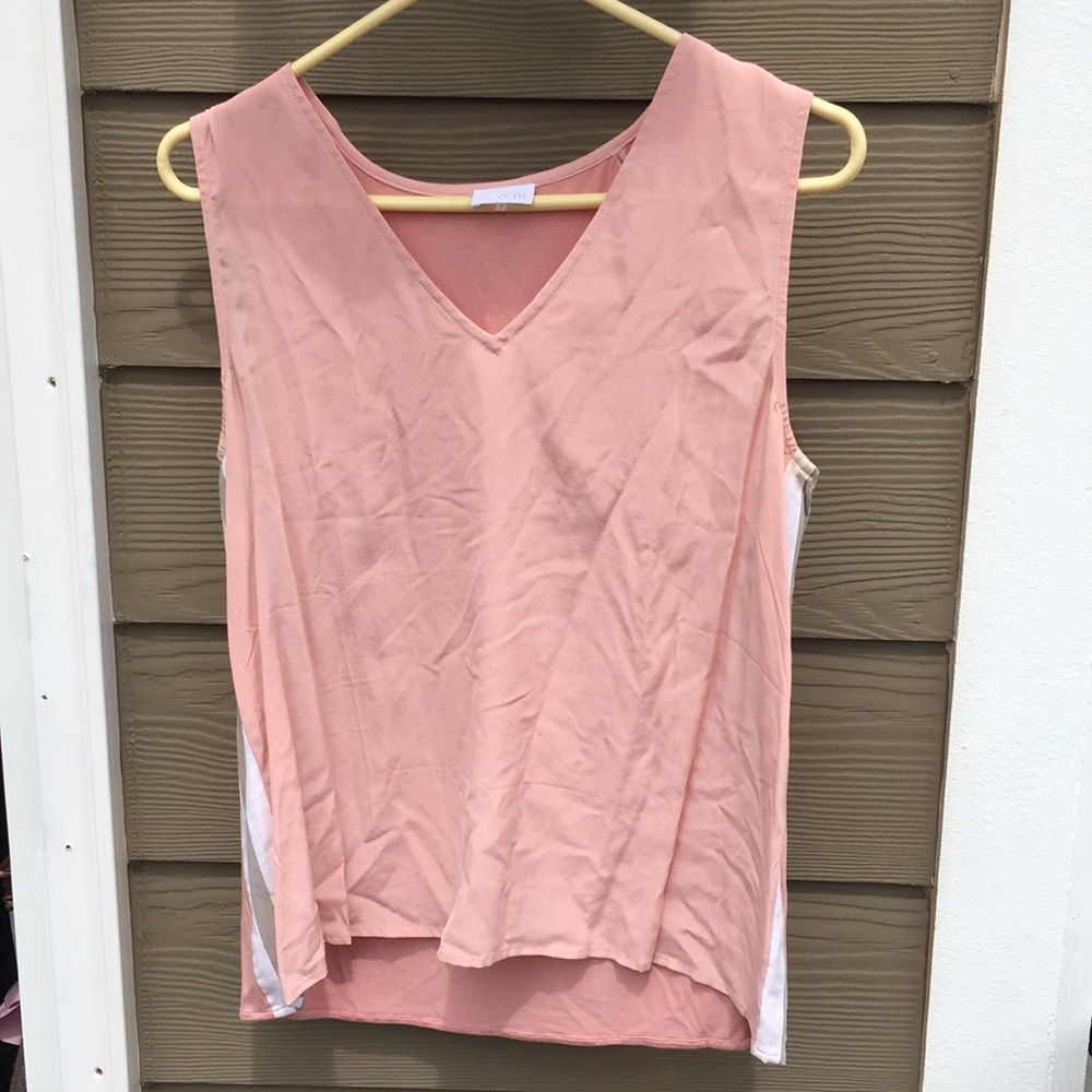 Ecru silky tank